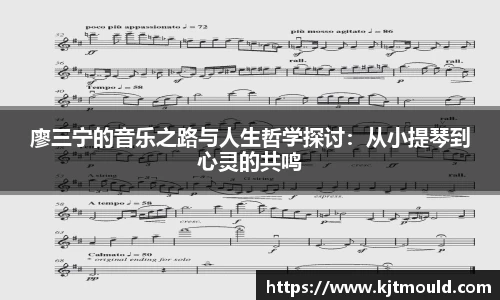 廖三宁的音乐之路与人生哲学探讨：从小提琴到心灵的共鸣
